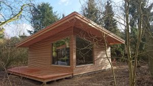 Gartenstudio als Atelier und Musikzimmer